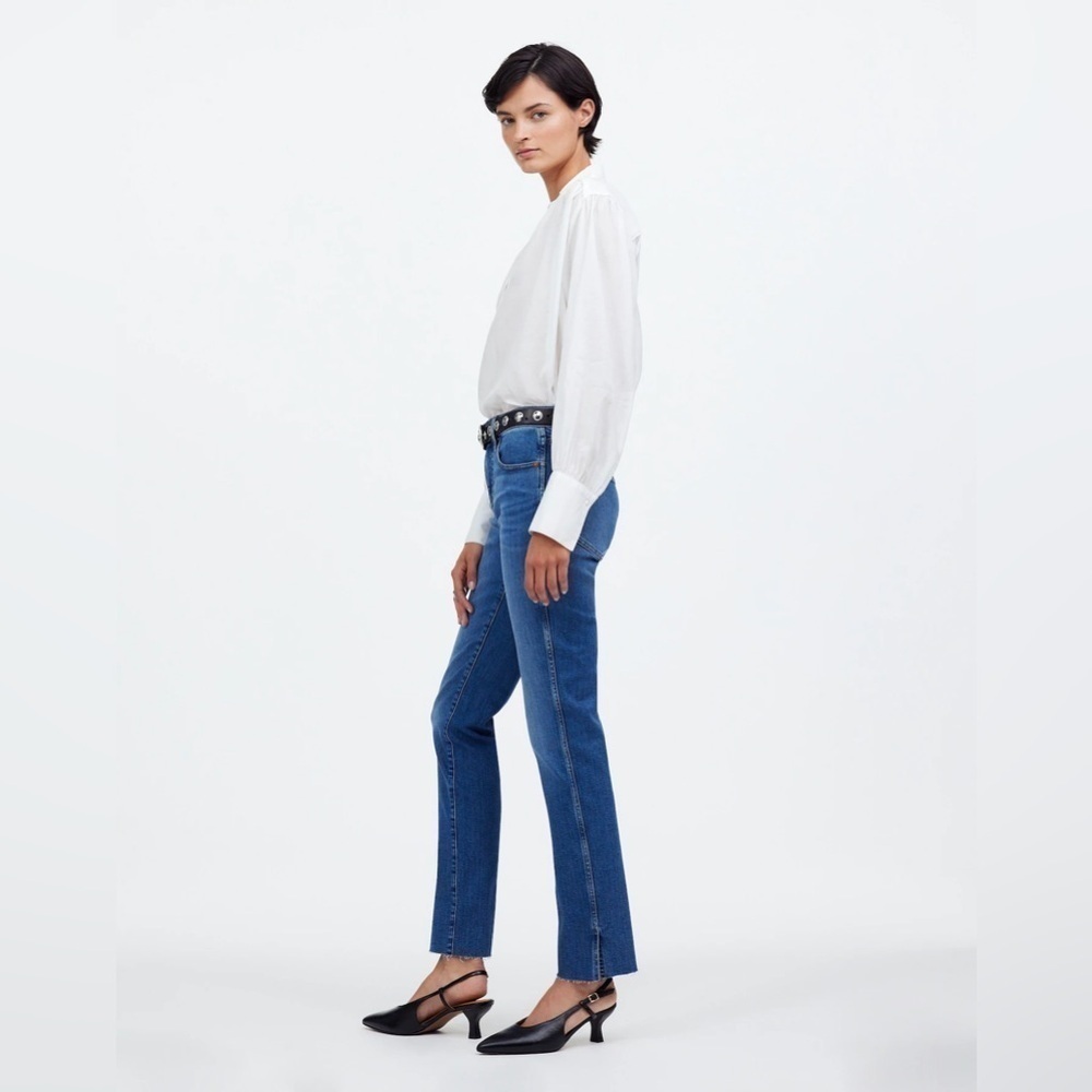 Madewell Stovepipe Jeans in Harsdale Wash Slim Stretch High Rise Denim 27
